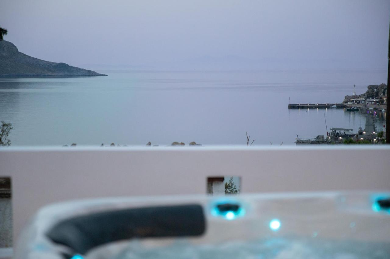Sunny Bay Villa Agia Marina  Dış mekan fotoğraf